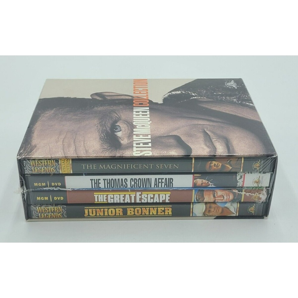Steve McQueen Giftset – 4-Pack‎ (2005) DVD Collection – Classic Films VG - Picture 6 of 6